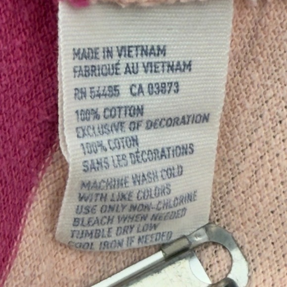 American Eagle Pink & Cream Striped Polo Shirt Women's XL Slim Fit (Runs Small) - Picture 5 of 9